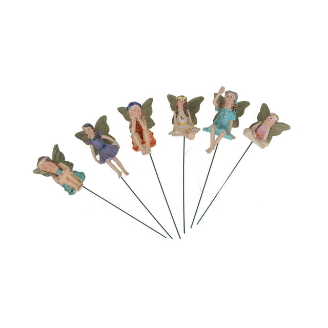 Mini Figurine de Jardin, 6 Pcs Figurine Féerique Kit de Jardin Féerique Décoration de Jardin Féerique Confort Ultime