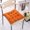 #1-Orange Dumpy Grid★Dining Garden Patio Home Deco, variant on Soft Polka Dot Solid Seat Pad Travel Home Office Decor Tie On Chair Cushion