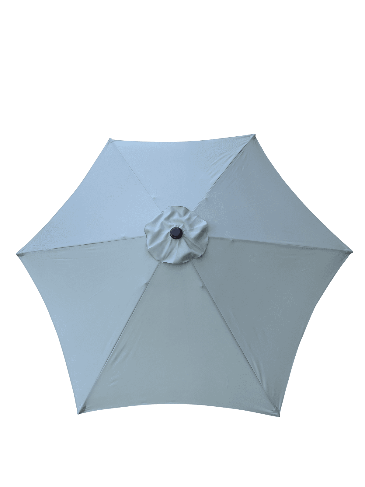 9FT, Patio Hanging Umbrella ,Outdoor Market Umbrella with 1.49'' diameter steel pole and 6 steel ribs ,crank handle,sunshade, for Garden, Lawn, backyard and Deck,Frosty Green