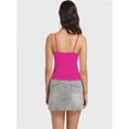 thumbnail image 5 of Women Sexy Square Neck Tank Top Summer Going Out Basic Cami Shirt, 5 of 6
