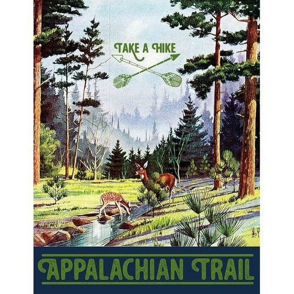 "Appalachian Trail" Painting Print on Wrapped Canvas