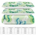 thumbnail image 2 of HAHDAXIA Butterfly Green Bedding Solid Comforter Set for All Seasons,3 Pieces(1 Comforter+2 Pillowcases),Soft Microfiber Bedding Set Twin(86"x70"), 2 of 7