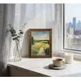 thumbnail image 4 of Vintage Carved Gold Frame Canvas Wall Art 3D Textured Country Farmhouse Style Painting Picture Wall Decor Field Grassland Plants Poster Print Artwork for Living Room Bedroom Home Decoration, 4 of 18