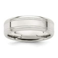 thumbnail image 6 of 925 Sterling Silver 6mm Polished Fancy Band Ring Size 8.5, 6 of 7