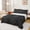 Black, variant on Manfei Wild Lion Twin Sheet Sets 3pcs, Jungle Animal Theme Twin Fitted Sheet, Chic Red Rose Flat Sheet, Lightweight Room Decor