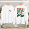 thumbnail image 2 of Funny Dog Groomer Sweatshirt Grooming Dogs Is My Cardio Crewneck Pullover Pet Grooming Gift Unisex Casual Graphic Sweatshirt, 2 of 5
