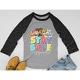 thumbnail image 4 of Tstars Boys Unisex Gift for Kids Paw Patrol Stay Safe Kids Shirt Nickelodeon Birthday Party Gift 3-4 Sleeve Baseball Jersey Toddler Shirt, 4 of 5