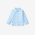 thumbnail image 2 of LUOGENLI Boys Shirts Size 7-8 Children Place Kids Boys Autumn Winter Cartoon Shar K Long Sleeve Crew Neck T Shirt Tops Children's Clothing Boys Shirts 5T Boys Shirts Size 10-12 Light Blue 6-7 Years, 2 of 7