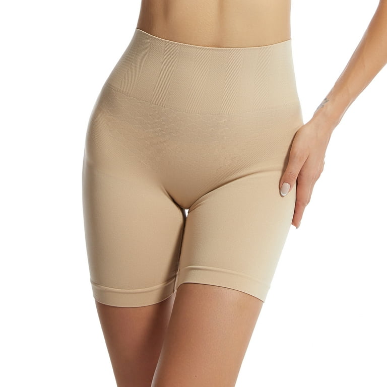 Homgro Women's Tummy Control Shapewear Padded Butt LifterFirm Hip Lifter  Thigh Slimmer Shapewear Nude 8-10 