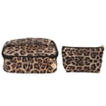 thumbnail image 4 of Bolsa De Maquillaje De Cuero PU, Resistente A Los Arañazos, Bolsa De Maquillaje Ordenada, Ligera, Impermeable Para Viajes ANGGREK FB1410, 4 of 8