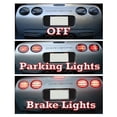 thumbnail image 2 of Corvette Rear Reverse, 3rd Brake, Taillight Acrylic Blackout Kit 7 Pc. : 1997-2004 C5 & Z06, 2 of 5