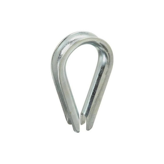 National Hardware 3232BC Series N176-800 Rope Thimble, Steel, Zinc