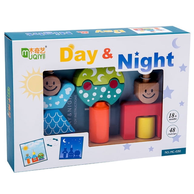 Juguete educativo de madera con forma de príncipe y princesa para niños