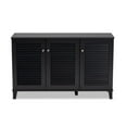 thumbnail image 3 of Baxton Studio Coolidge Modern Dark Grey 8-Shelf Shoe Cabinet, 3 of 5