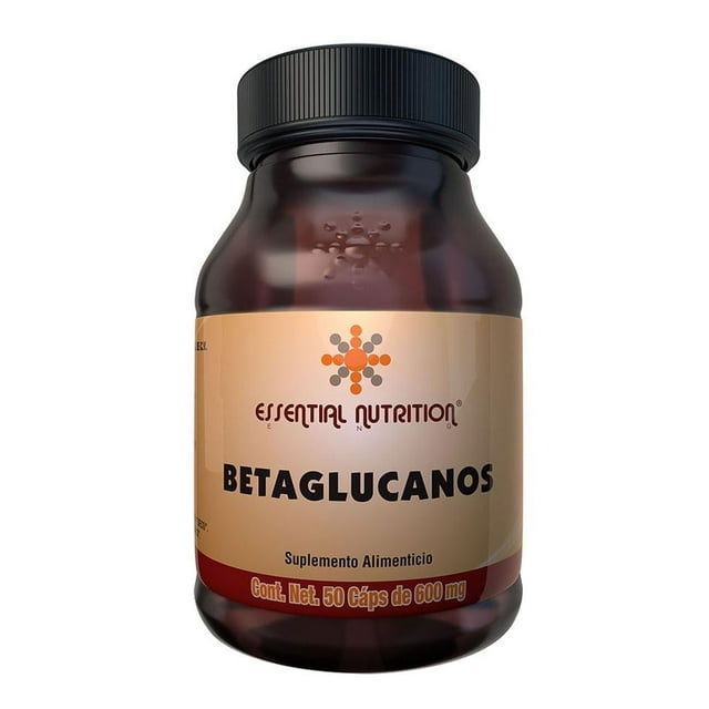 Suplemento alimenticio Essential Nutrition Betaglucanos 50 cápsulas de 600 mg