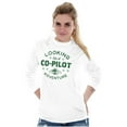 thumbnail image 4 of Alien Believer UFO Hunter Copilot Long Sleeve TShirt Men Women Brisco Brands L, 4 of 6