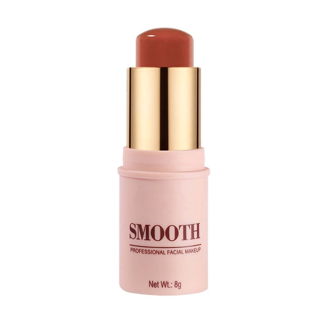MKHSQHDG Today's Deals Multiple Makeup Changesface Stick Powder Blusher Stick Six Color Rouge Solid Powder Blusher