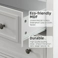 thumbnail image 4 of Faitaliicy 5 Drawers Dresser Bedroom Dresser With 5 Drawers Modern Dresser Chest Of Drawers Wood Tall Dressers Metal Handles Accent Storage Cabinet For Bedroom Hallway Entryway Nursery, 4 of 9
