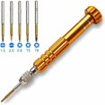 thumbnail image 1 of 5-in-1 Multifunctional Precision Magnetic Small Pocket Screwdriver for Eyeglasses, Smartphones, Tablets, Watches, Repair Tool Kits, 1 of 5