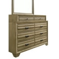 thumbnail image 4 of Loiret Light Grey Finish Wood Storage Platform Queen Bedroom Set with Dresser, Mirror, Nightstand, 4 of 11