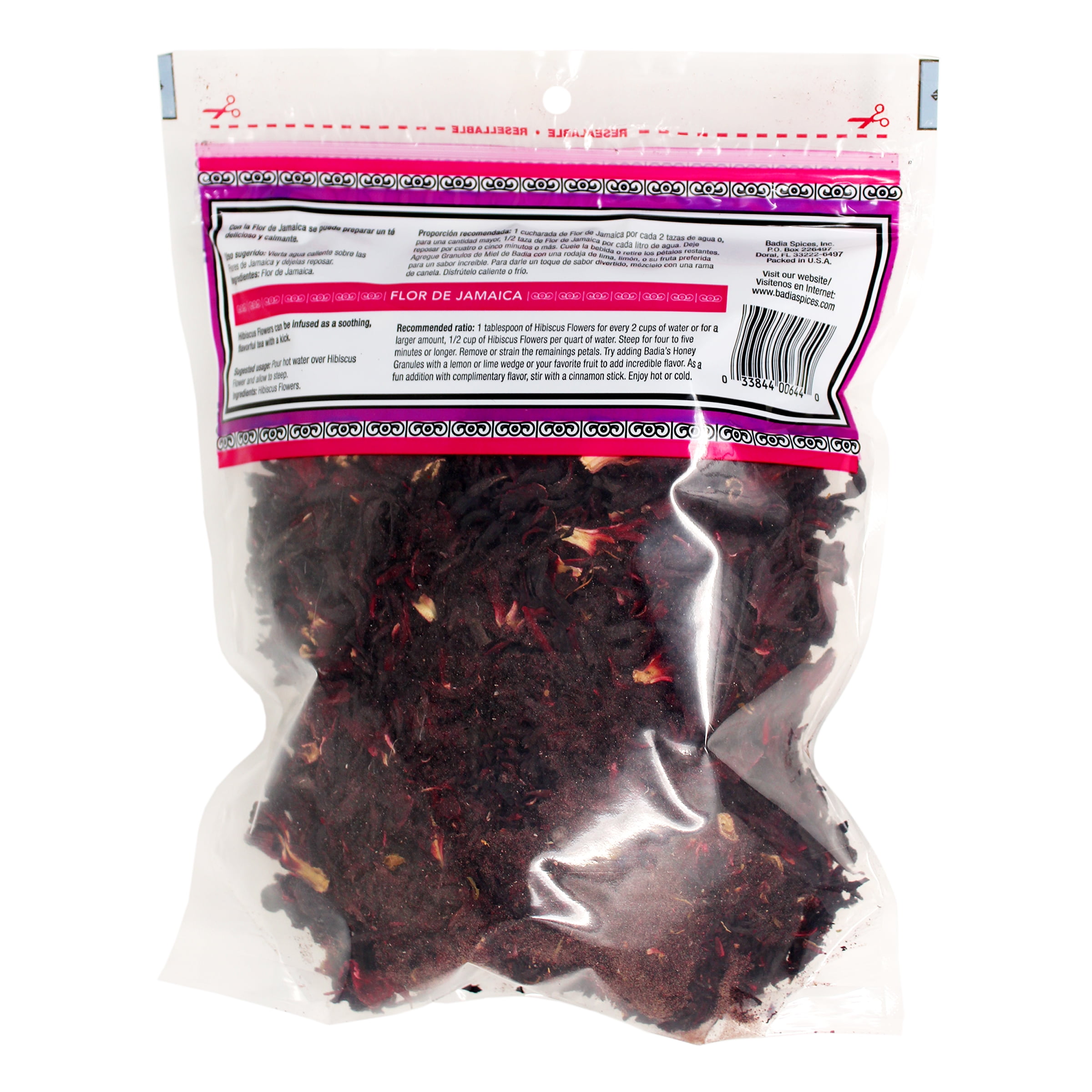 Badia Hibiscus Flowers, 8 oz - Palatize Pack of 2
