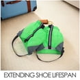 thumbnail image 7 of OUNONA Hiking Gaiters Green Polyester Sandproof Lightweight for Outdoor Trail Running 1Pair, 7 of 7