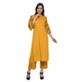 thumbnail image 2 of Moomaya Ensemble Maxi Kurta Palazzo pour Femmes Imprimé Tenue 2 Pcs Tenue Ethnique, 2 of 5