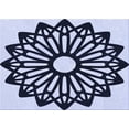 thumbnail image 1 of Ahgly Company Indoor Rectangle Patterned Heavenly Blue Area Rugs, 5' x 7', 1 of 6