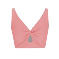 thumbnail image 5 of asdoklhq Bathing Suit Tankini Swimsuits Floral Fashion Women Solid Bikini Push-Up Swimwear Beachwear Swimsuit Pink M, 5 of 6