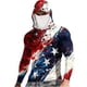 thumbnail image 3 of Ceisia Diagonal Splatter Flag Print Hooded Top Men's Slim Fit Long Sleeve UV Protective Face Mask Shirt Multicolor S Gifts, 3 of 5