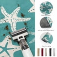 thumbnail image 5 of Round Area Rugs Collection 3 Ft, Turquoise Starfish Coastal Non-Slip Residential Carpet, Nautical Summer Ocean Abstract Art Indoor Crawling Mats Doormat Runner Rugs Play Mat for Bedroom, 5 of 9