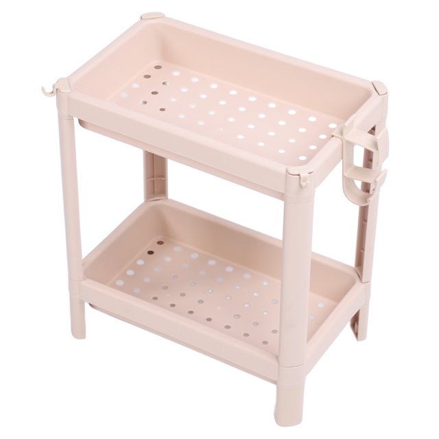 Bathroom Freestanding Shelf, Plastic Shelving Unit With Multi Layer Storage Rack For Home Garage Living Room