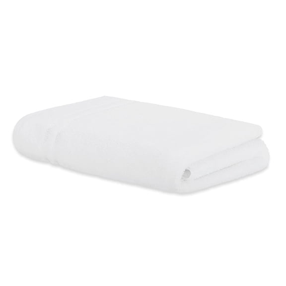 Welspun 100% Cotton Quick Dry Large Size Bath Towel 500 Gsm | High Absorbency Super Soft, Fast Drying Bath Towels (White)
