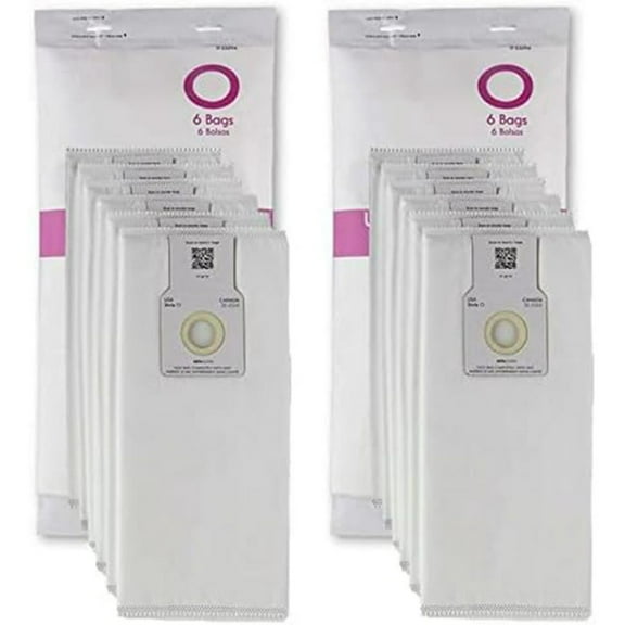 12 Pack Type O Cloth Vacuum Bags,Compatible with Kenmore 53294 Type O HEPA Vacuum Bags for Upright Vacuums