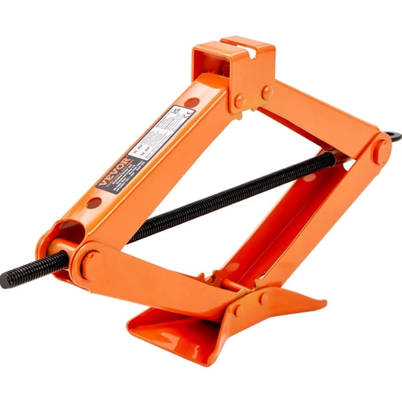 2.5 Ton 5512 lbs Scissor Car Jack with Ratcheting Handle L Wrench 3.7 to 17.1 Inch Lifting Range Portable Tire Jack for Cars Trucks Sedans MPVs