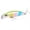 Chartreuse Black, variant on Topwater Popper Fishing Lure, 3.15 Inch 0.35 oz Plastic Hard Bait with Cupped Mouth, 3D Eyes and Dual Treble Hooks, Olive Gold