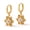 KE1850-2, variant on Gold Mini Dangle Huggie Earrings for Women, Dainty 14K Gold Plated Cubic Zirconia Small Hoop Earrings with Charm Drop, Jewelry Gift for Women Ladies
