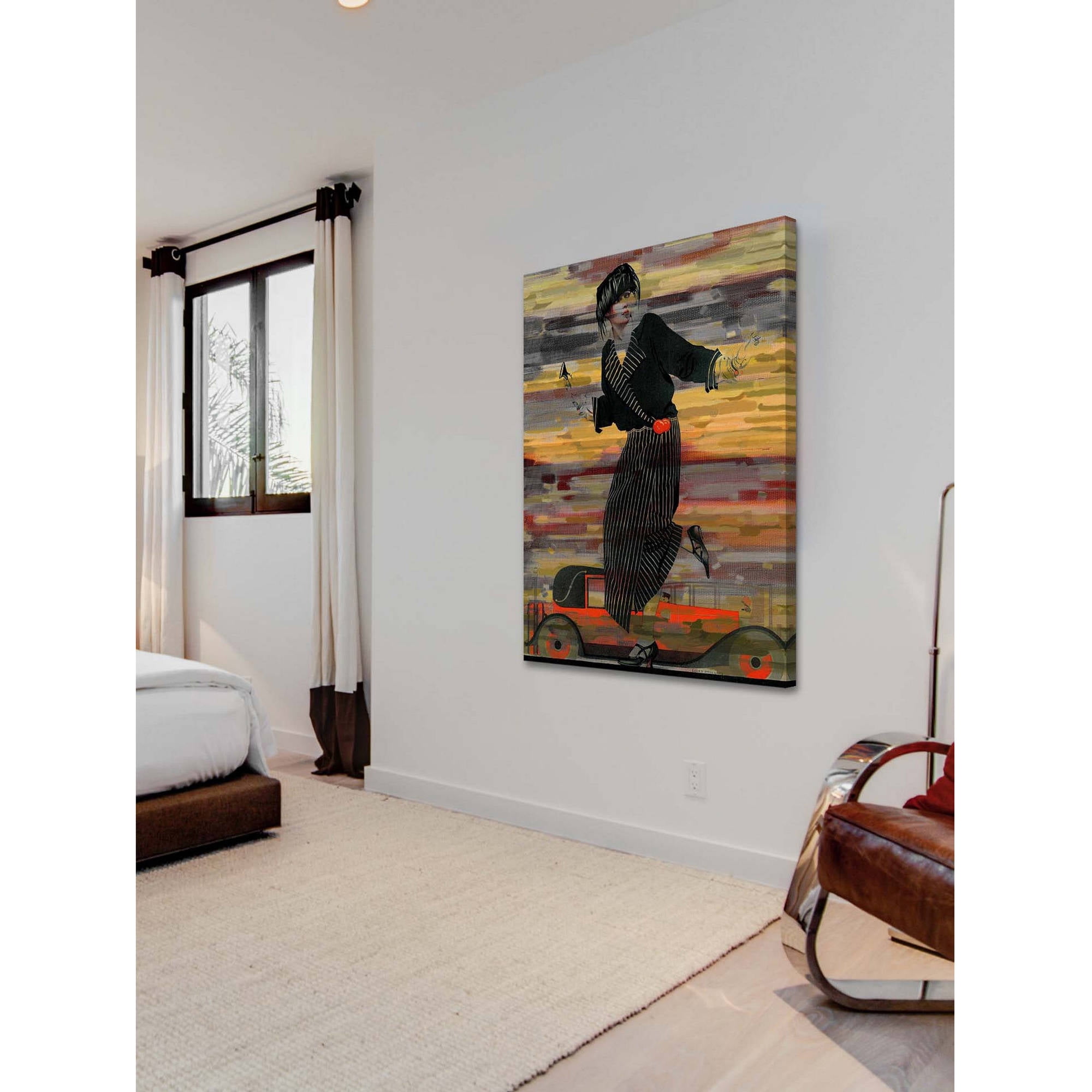 Parvez Michel Inc Parvez Taj - Broken Heel Painting Print on Canvas - Multi-color