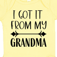 thumbnail image 4 of Inktastic I Got It from My Grandma Boys or Girls Baby Bodysuit, 4 of 5