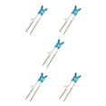 thumbnail image 3 of Yuarrent palillos de metal utensilios de cocina de acero inoxidable utensilio de comedor profesional accesorio de entrenamiento vajilla linda de Type2 NO2, 3 of 6