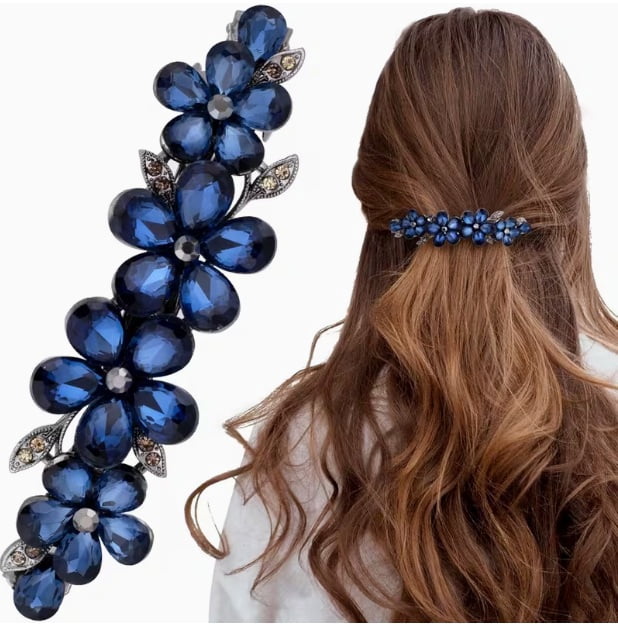 Exquisite rhinestone hair clips | Women's bridal hair accessories | Sparkling crystal hair clips | Wedding essentials | Perfect Christmas gifts