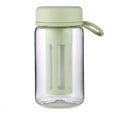 thumbnail image 1 of Cold Brew Coffee Maker Travel Tumbler with Soft Silicone Handle Portable Iced Coffee & Tea Infuser with Travel Cup,Green, 1 of 6