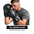 thumbnail image 2 of Guantes de boxeo Hayabusa S4 Leather para mujeres y hombres - Negro, 2 of 5