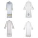 thumbnail image 2 of Túnica de sacerdote blanca, disfraces medievales para cosplay, Halloween, Navidad, fiestas de disfraces, disfraces de iglesia católica para hombres, 2 of 5