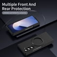 thumbnail image 5 of For Samsung Galaxy Z Fold 5 Case with Screen Protector, Grip Ring Kickstand Shockproof Hard PC Back Cover Anti-Scratch Bumper Drop Protection Slim Fit Phone Case for Samsung Galaxy Z Fold 5, Black, 5 of 7