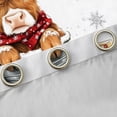 thumbnail image 4 of Homewish Cute Highland Wish Black Out Curtains,Merry Christmas Gifts Curtains Pack of 2 (42x63 Each),Rustic Western Farmhouse Bedroom Curtains For Boys Girls,Breathable Home Decor, 4 of 6