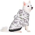 thumbnail image 2 of Pofeuu Lavender And Butterfly Print Dog Clothes Dogs Sweater Soft Puppies Clothing Winter Puppy Sweaters Warm Outfit for Dogs-Large, 2 of 7