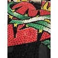 thumbnail image 4 of Ed Hardy Men's T-Shirt Cross Heart Rhinestone Boxy Relaxed Fit Vintage Wash Tee (XX-Large, Charcoal Vintage Wash), 4 of 4