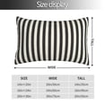 thumbnail image 2 of Salouo Black And White Thick Stripes Pattern Pillow Cases,1PC Pillow Covers with Envelope Closure Decorative Pillow Case for Bed Couch,Pillows Not Included-16"x24", 2 of 6