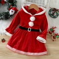 thumbnail image 2 of FDDMis Teal Dress Newborn Outfits Christmas Dress for Teens Christmas Girls Size 8 Gifts for Family 6-9 Month Girl Clothes Winter Bulk Gift Teens, Red 3-4 Years, 2 of 8